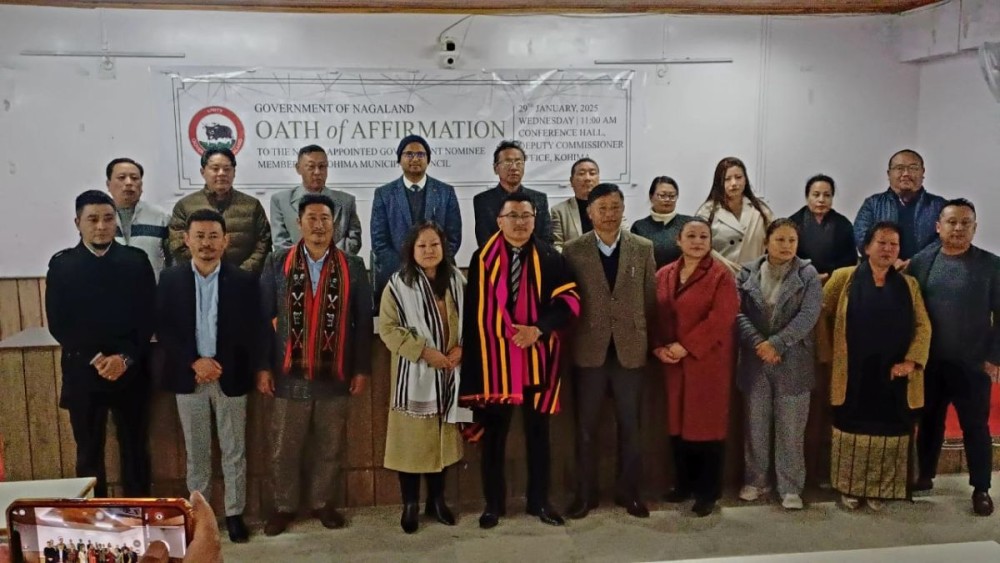 Kohima DC with Government Nominee Members, KMC councillors and others on January 29.