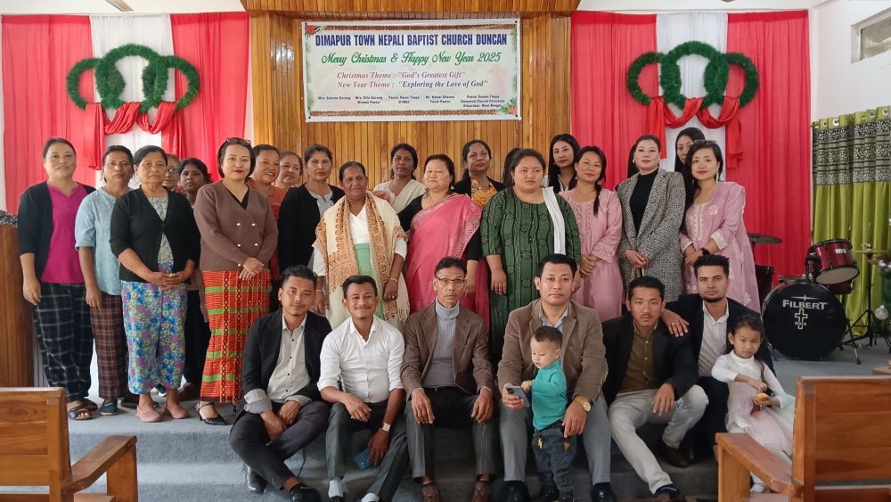 Dimapur Town Nepali Baptist Church, Duncan organised a New Year programme on January 1.