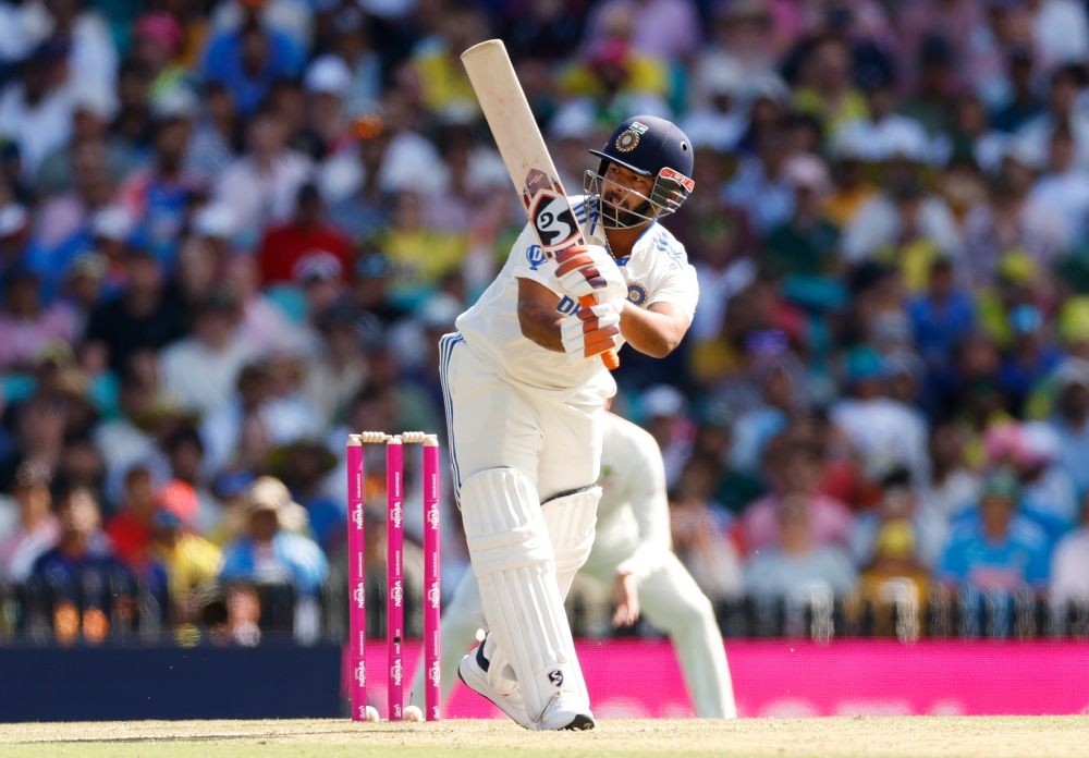 Sydney: India's Rishabh Pant plays a shot during the second day of the fifth Test match between India and Australia at the Sydney Cricket Ground, in Sydney, on Saturday, January 4, 2024. (Photo: IANS/BCCI)