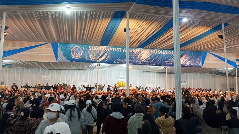 A view of the congregation for the SBAK revival.