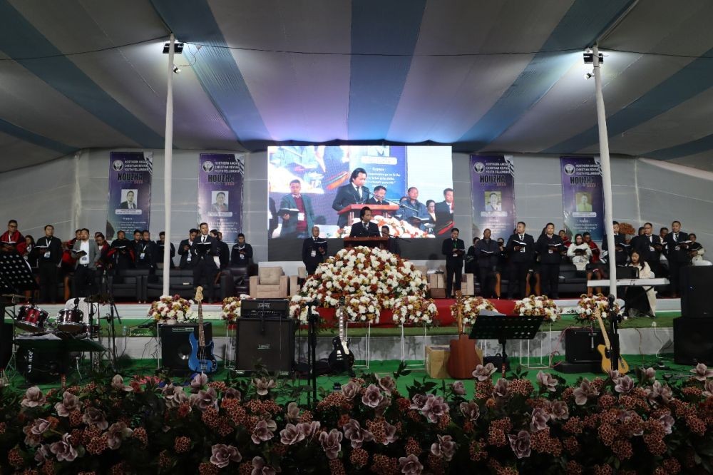 Northern Angami Christian Revival Youth Fellowship 34th conference commenced at Meriema Village on January 10.