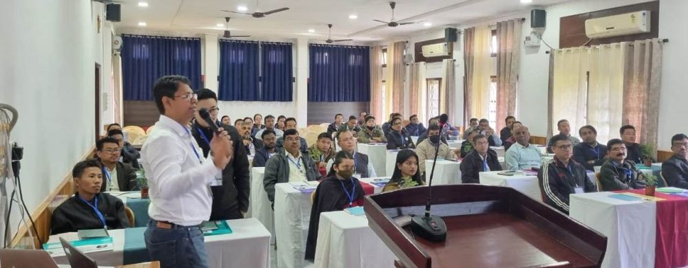 Participants during the workshop on ‘capacity building for preparation of cadre of professional paper setters’ held for Mathematics and Science teachers.
