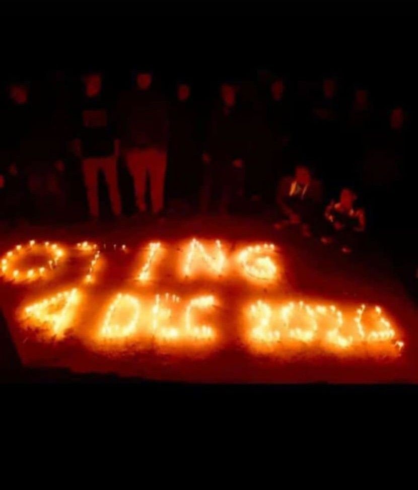 Villages of Oting organise a candlelight service during the 3rd anniversary of the Oting killings on December 4, 2024. (File Photo)