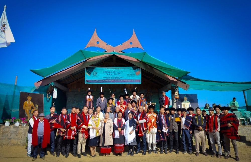 Dignitaries and others during 56th youth day of CYS on January 3. (Photo Courtesy: Chizami Youth Society)
