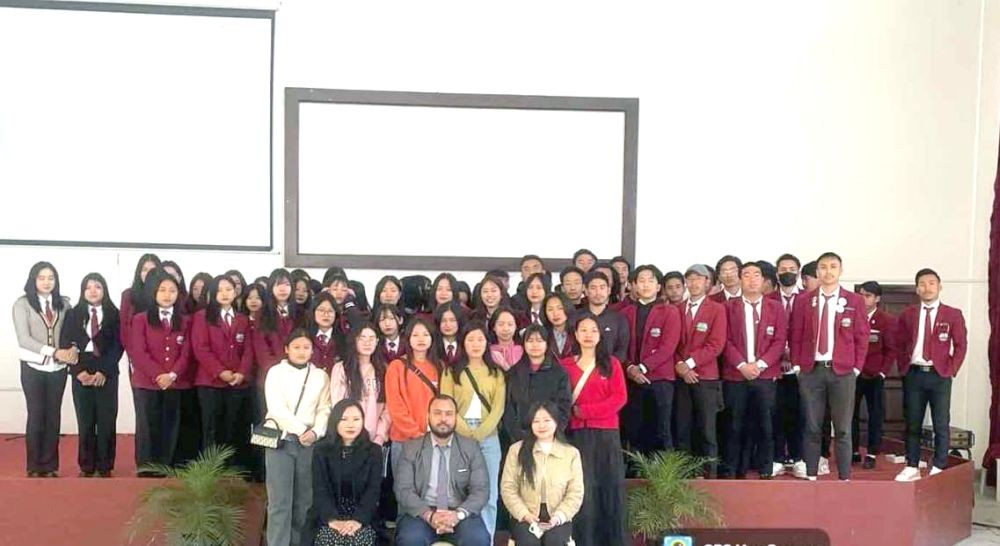 Resource persons with participants of educational seminar on February 19.