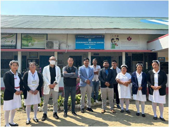 Representatives from PRCs, Guwahati conducted a field visit to Mokokchung district to monitor the NHM programs on February 27 and 28.