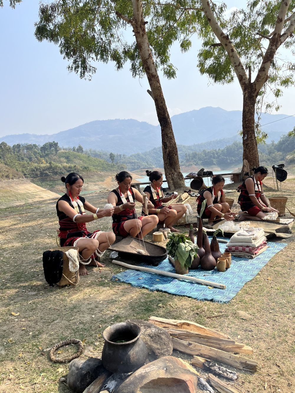 Participants at the Doyang Folk Festival, held from February 26 to 28 at Doyang in Wokha district. (Morung Photo)