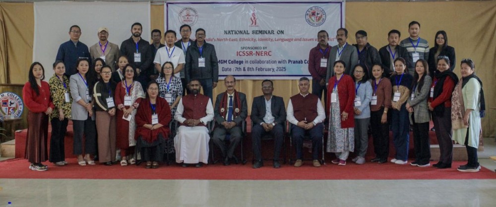Participants and organizers during the two day national seminar organized at MGM College, Dimapur on February 7 & 8. (Photo Courtesy: MGM College)