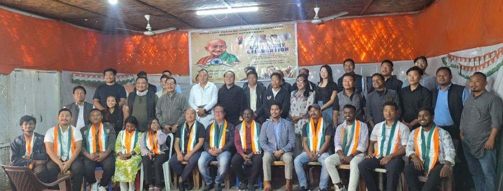 A group of NPP leaders along with 13 members joined the Congress party at Congress Bhavan, Dimapur on February 8.