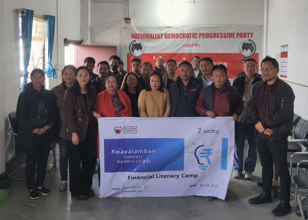 NDPP officials, resource persons, and attendees at the Entrepreneurship Awareness Programme held on February 10 at the NDPP office conference hall, Mokokchung. (Morung Photo)