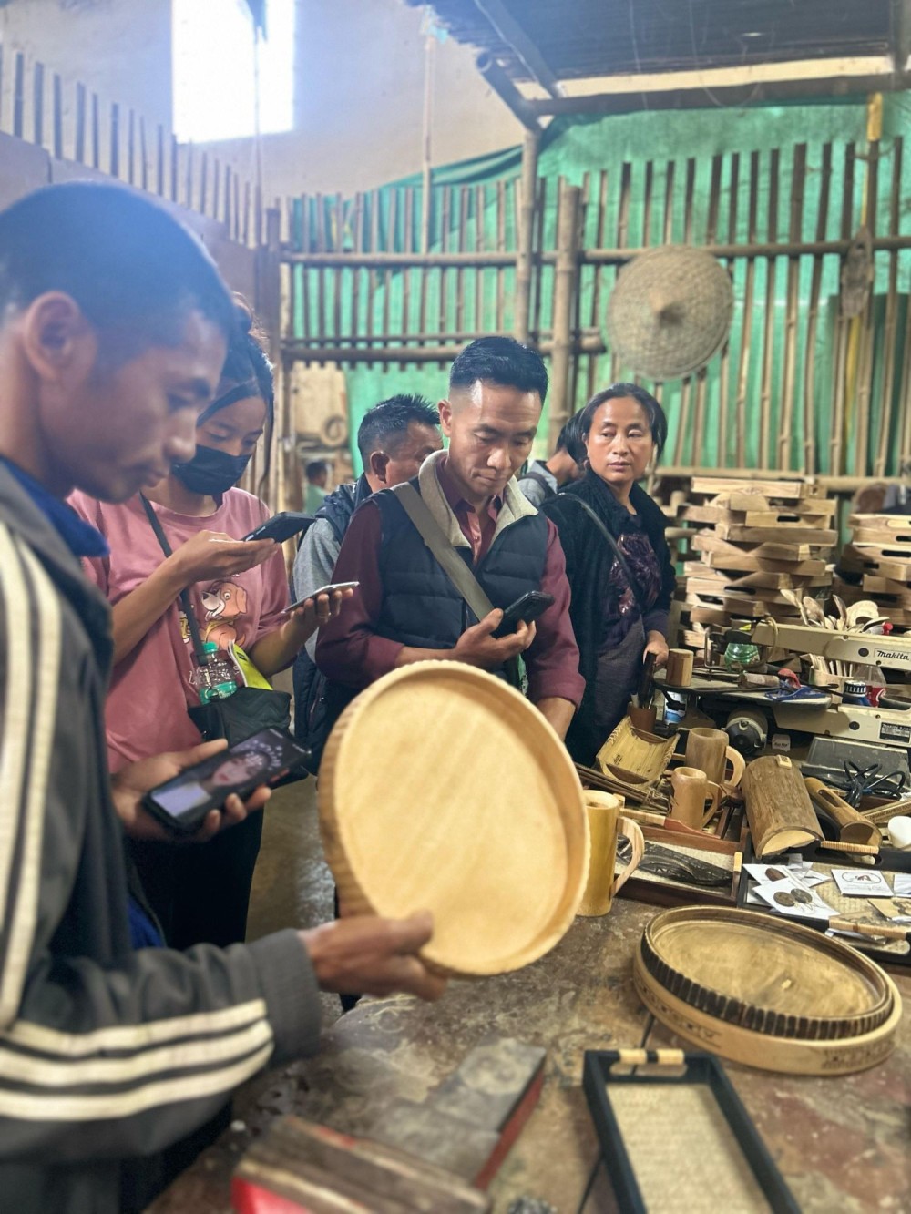 Officials along with participants of the Residential Technology Clinic for Bamboo Sector held under the RAMP scheme held From February 24 to 27