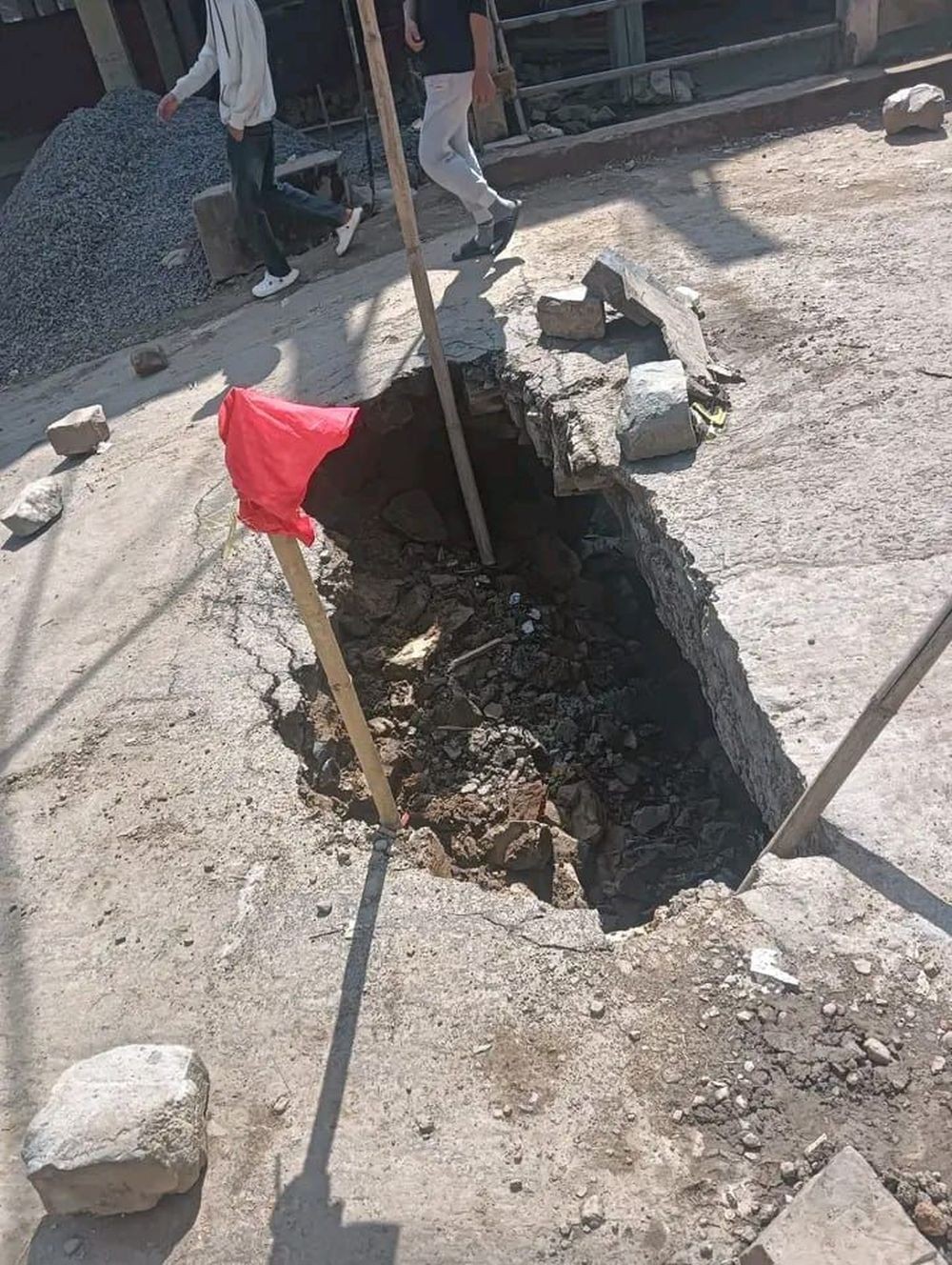 Culvert near PWD-Zuvotong Colony or District Hospital road collapsed following heavy rainfall on the night of February 21.