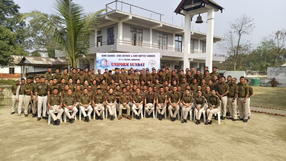 Personnel who observed Uniform Sunday at CTI Toluvi.