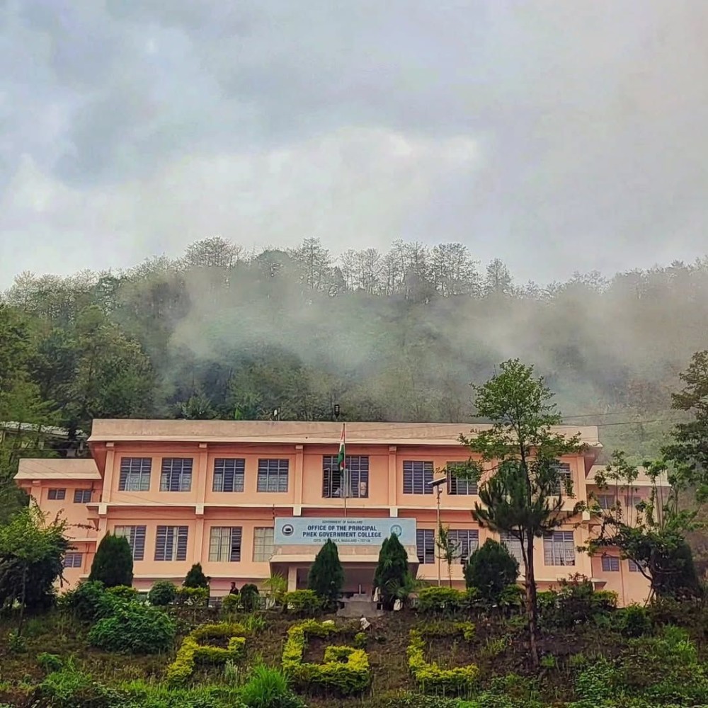 View of Phek Government College.