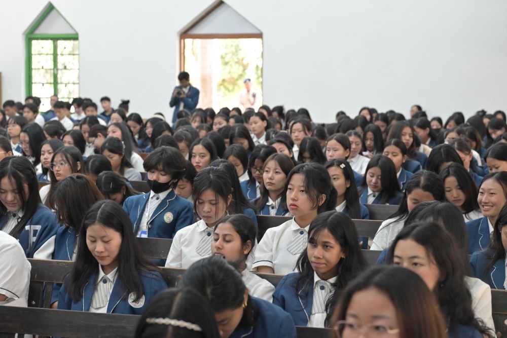 Some of the attendees of the International Women’s Day event organised by Women Cell and Gender Champions, Patkai Christian College (Autonomous) under the theme ‘Accelerate Action’ at the Bundrock Chapel Auditorium on March 6.