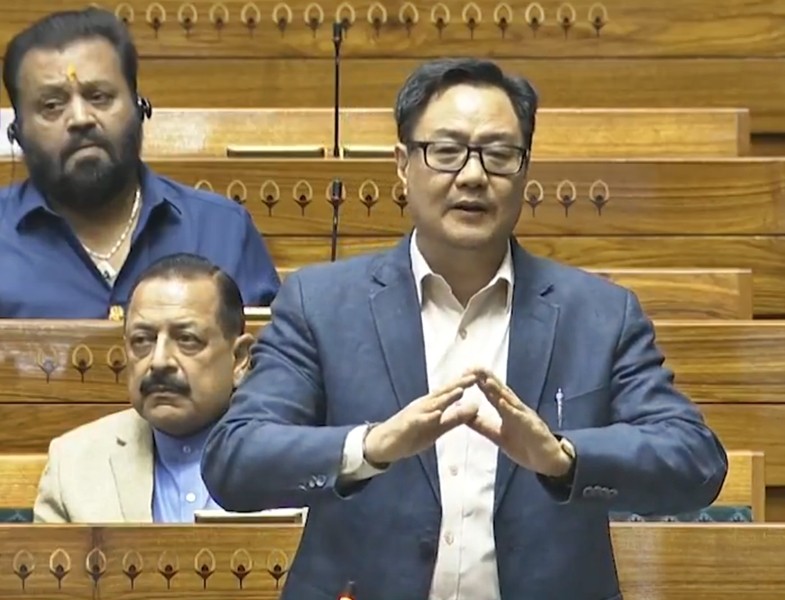 Minister of Minority Affairs Kiren Rijiju. (IANS Photo)
