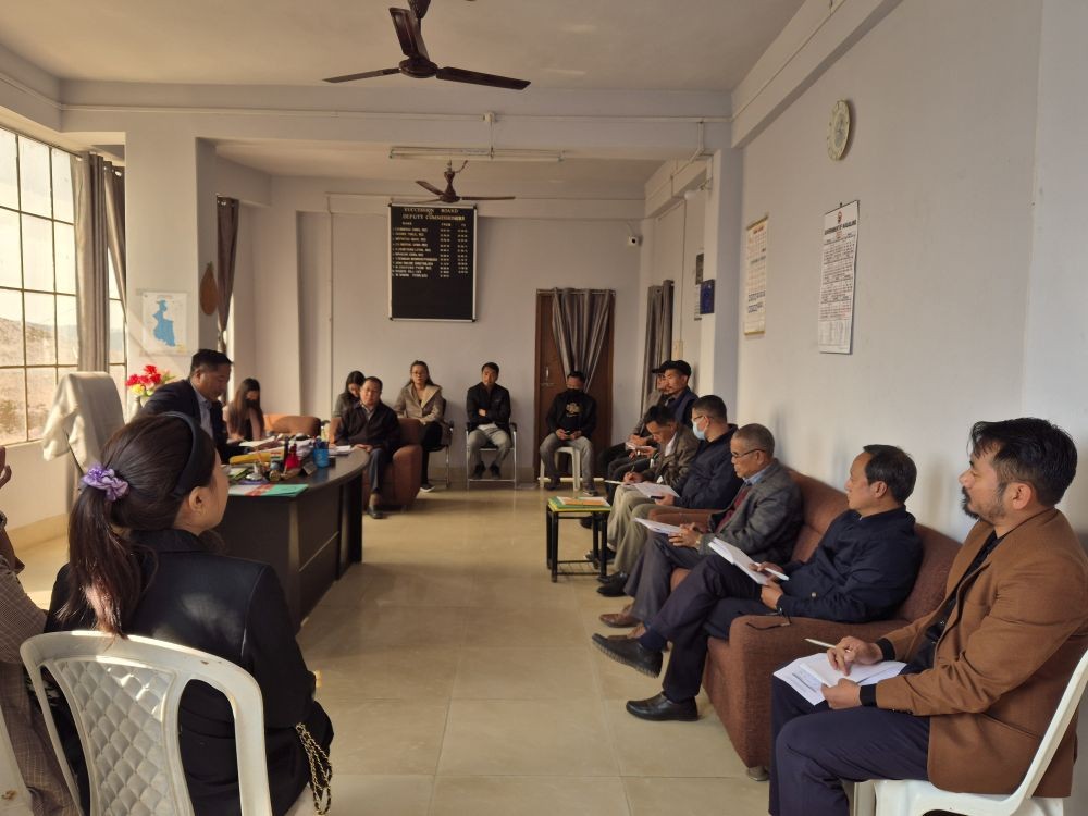 Attendee for the meeting with Deputy Commissioner, Longleng W Manpai Phom NCS).
