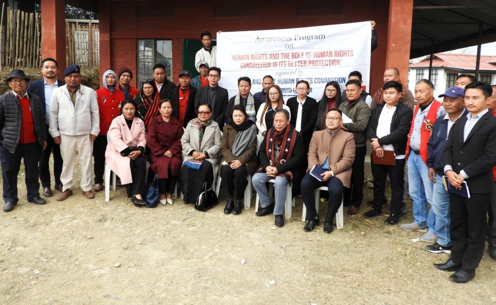 NSHRC conducted an awareness programme on ‘Human Rights & the Role of Human Rights Commission in its Better Protection’ in Atoizu on March 1.