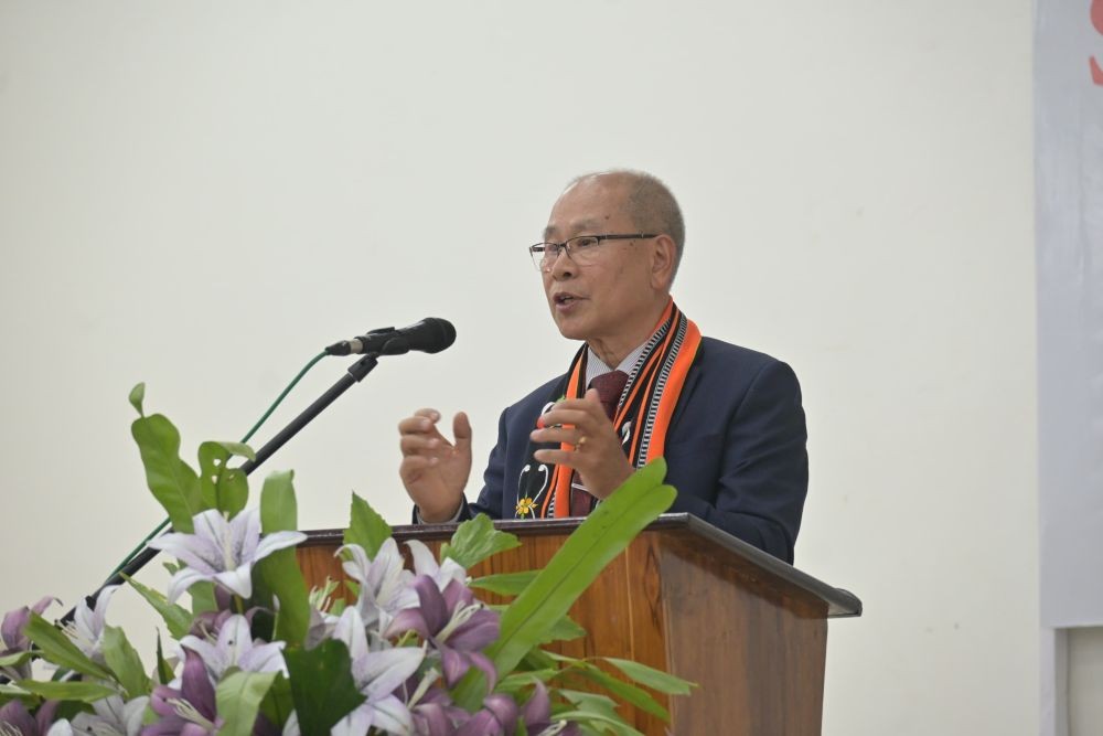 Prof L Daiho, Dean, School of Agricultural Sciences, Nagaland University, Medziphema.