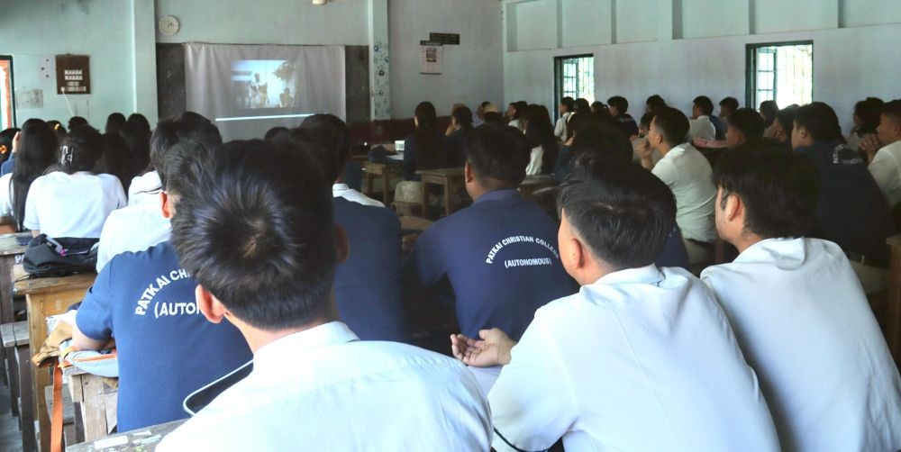 Particpatns of the one-day workshop on 'Sensitisation on Common Diseases Among Children' organised by Department of Education, PCC (Autonomous), in collaboration with the Community Health Nursing Department, College of Nursing CIHSR on March 6.