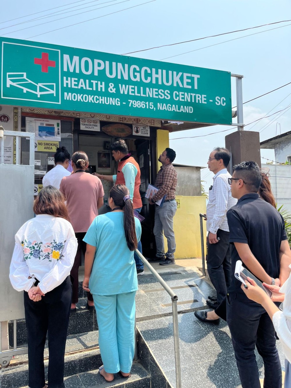 National Quality Assurance Standards External Assessment of HWC Mopungchuket, Mokokchung conducted on April 5.