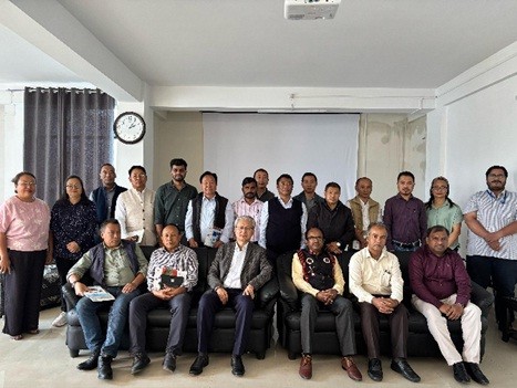 Officials of ICAR-NRCM and AH&VS, Nagaland during a coordination meeting in Kohima on April 30. (Photo Courtesy: ICAR-NRCM)