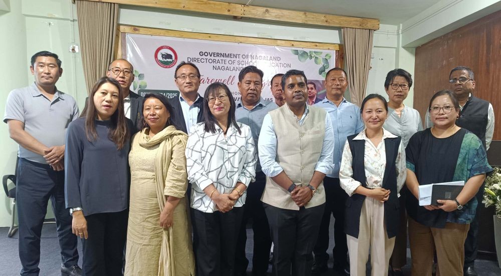 At the farewell programme of Thavaseelan K in Kohima on April 14.
