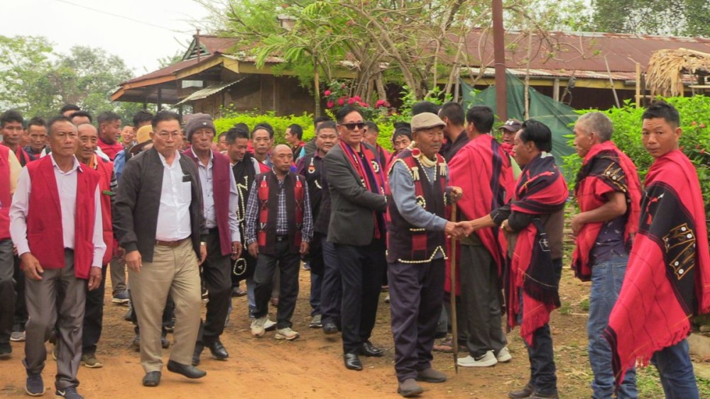 In a poignant celebration of reconciliation and unity, Yimrup Model Village hosted the Akhüm (Khüm) Lüm or Feast, marking the 1st Quindecennial Meet with Chimonger Village. (Morung Photo)