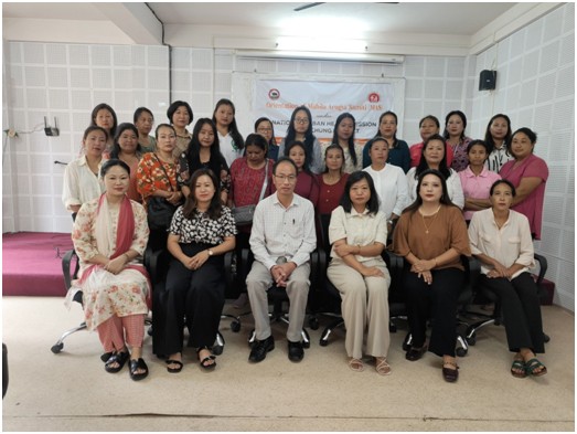 Dr Takosunep Dy CMO, Mokokchung along with the resource persons and participants during the MAS training held at the conference hall of Chief Medical Officer, Mokokchung.