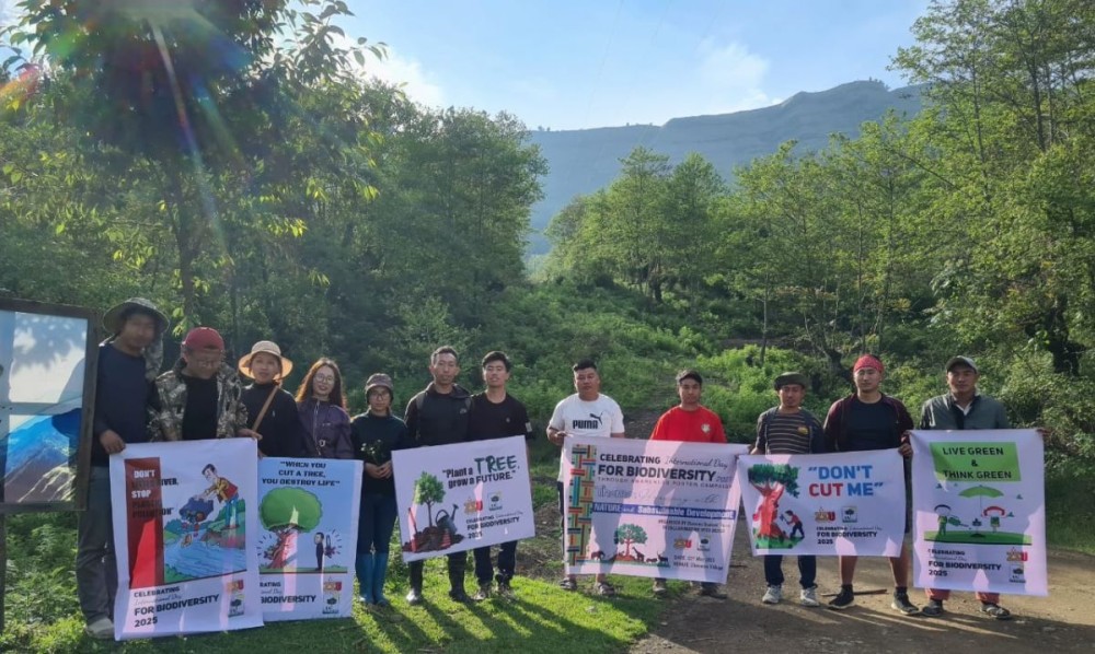 Zhavame Students’ Union observed International Day for Biological Diversity in collaboration NEPED at Zhavame village on May 22.