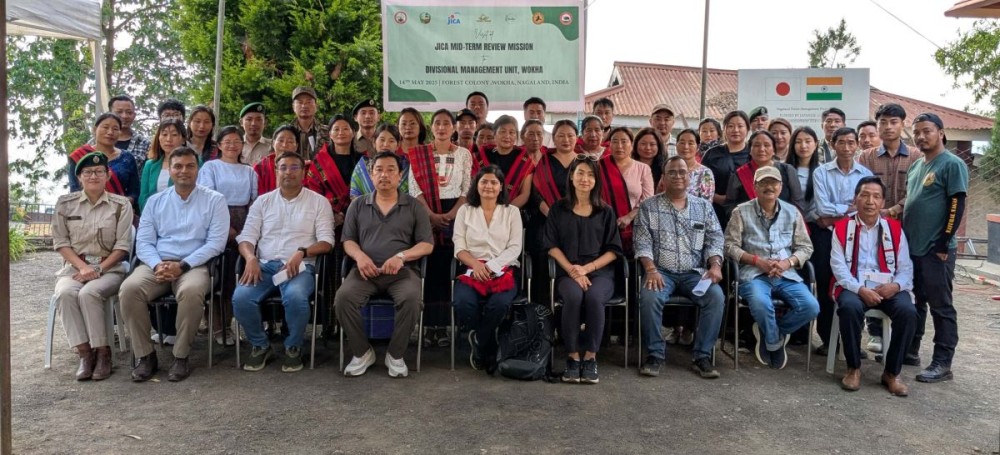 JICA India, Mid-Term Review mission visited Wokha to inspect the ongoing project activities undergoing under NFMP funded by Japanese International Cooperation Agency in Wokha District.