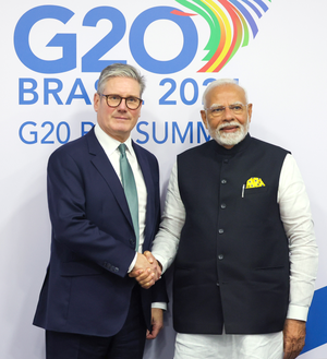 PM Modi seals historic India-UK Free Trade Agreement, zero duty on 99 pc Indian exports. (IANS File Photo)