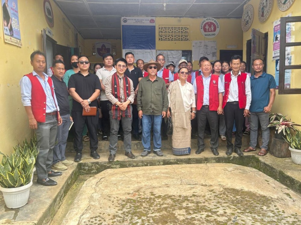 Young Professional from NITI Aayog visited Akuhaito Aspirational Block under Zunheboto District on May 28.