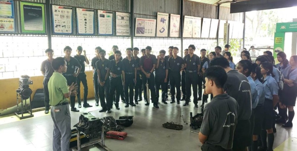 Demonstration on automotive technology on latest advancements during the ‘Open Week’ of Nagaland Tool Room & Training Centre, Dimapur.