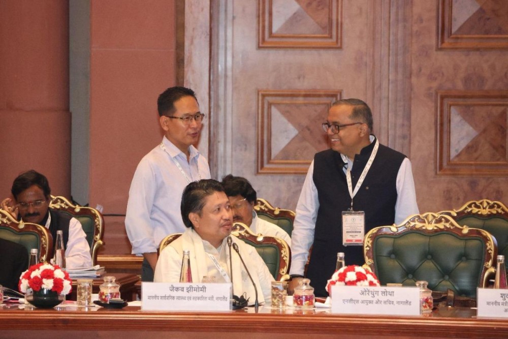Minister N Jacob Zhimomi at the National Conference of Cooperation Ministers on June 30. (Photo Courtesy: PRO, New Delhi)
