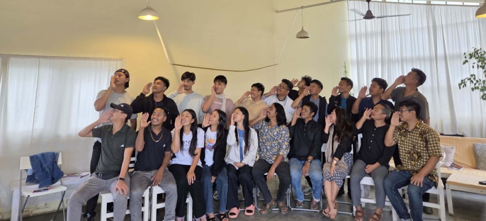 Participants during the Adivasi Awaaz Training held at Morung Kitchen, near Oking Hospital in Kohima. The training was held from May 30 to June 1.