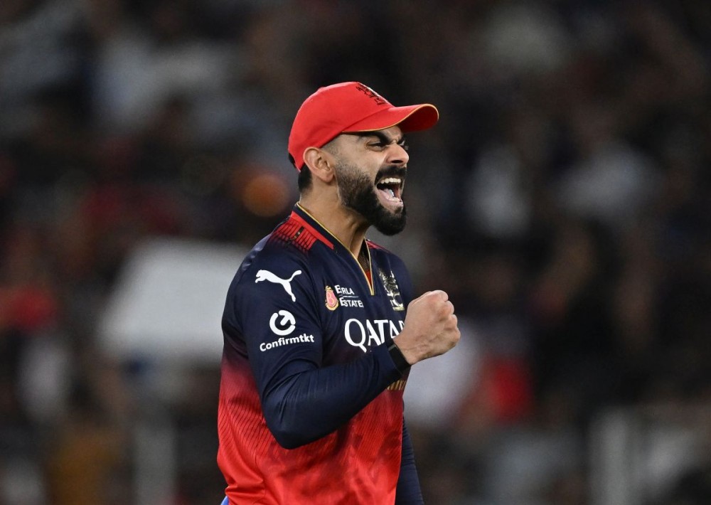 Ahmedabad: Royal Challengers Bengaluru's Virat Kohli celebrates the wicket of Punjab Kings' captain Shreyas Iyer during the Indian Premier League 2025 final match between Punjab Kings and Royal Challengers Bengaluru, in Ahmedabad on Tuesday, June 3, 2025. (Photo: IANS/Biplab Banerjee)