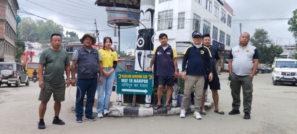 Nagaland Adventures Club installs road signs
