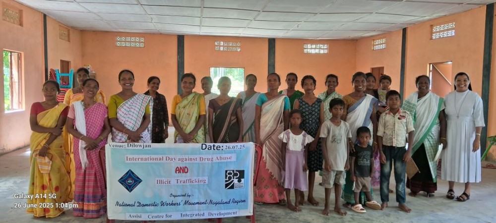 National Domestic Workers Movement in collaboration with the Assisi Centre for Integrated Development observed International Day Against Drug Abuse and Illicit Trafficking at Dilowjan on June 26.