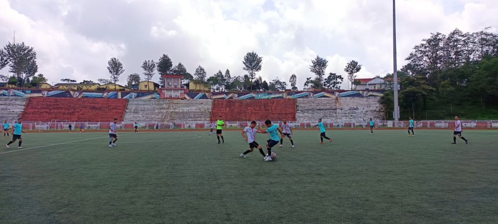 In a match between Vanguard FC Old Boys and Kohima Police on June 5.