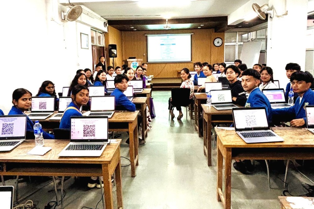 The first batch of the inaugural ‘Entrepreneurship Development Certificate Course’ at Kohima College, which formally commenced on July 15. (Photo Courtesy: Kohima College)