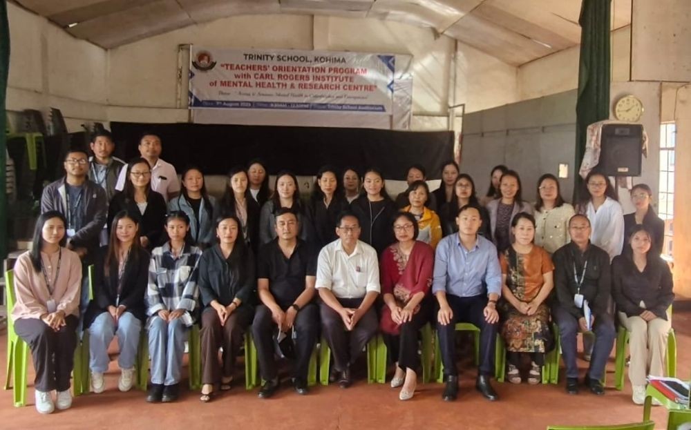 Officials and participants of teacher’s orientation programme in Kohima on August 7.
