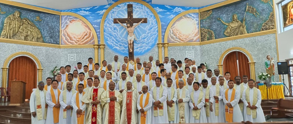 At St Vianney day celebration at Chümoukedima.