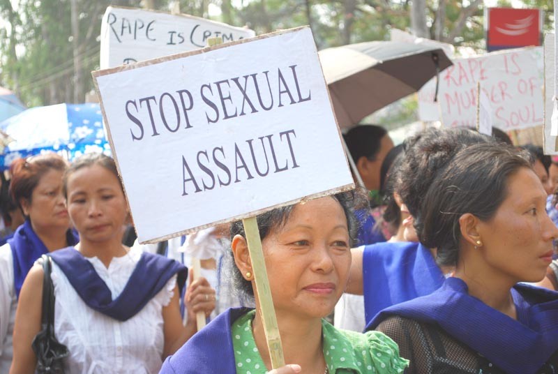Women protesting the recent sexual attacks in Nagaland. The impact of discrimination and violence against women is being increasingly felt in the state. (File Photo)