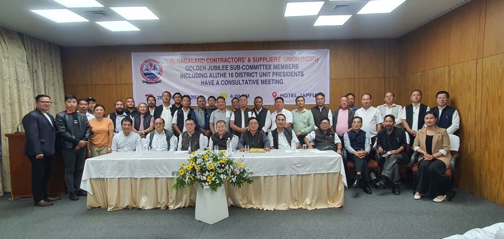 NCSU officials with various committees on August 26 at Hotel Japfu, Kohima. (Morung Photo)