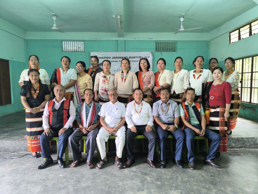 The Rongmei Youth Club Dimapur, observed the 94th Martyrs’ Day of Haipou Jadonang. (Photo Credit: Kambui Dangmei )