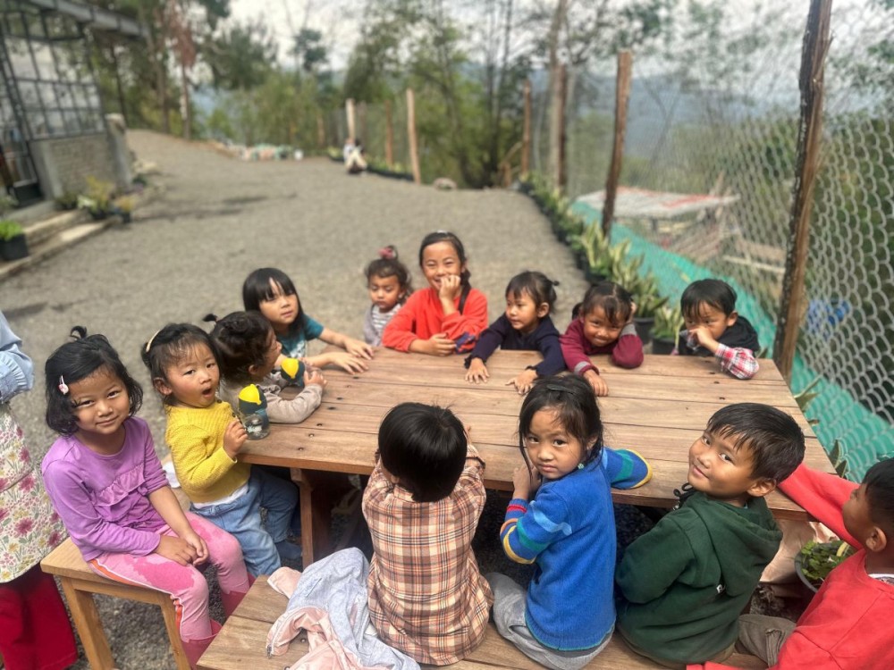 Children at Badze Leshüki, an alternative learning space that is defying traditional education system and emphasising on experiential learning.