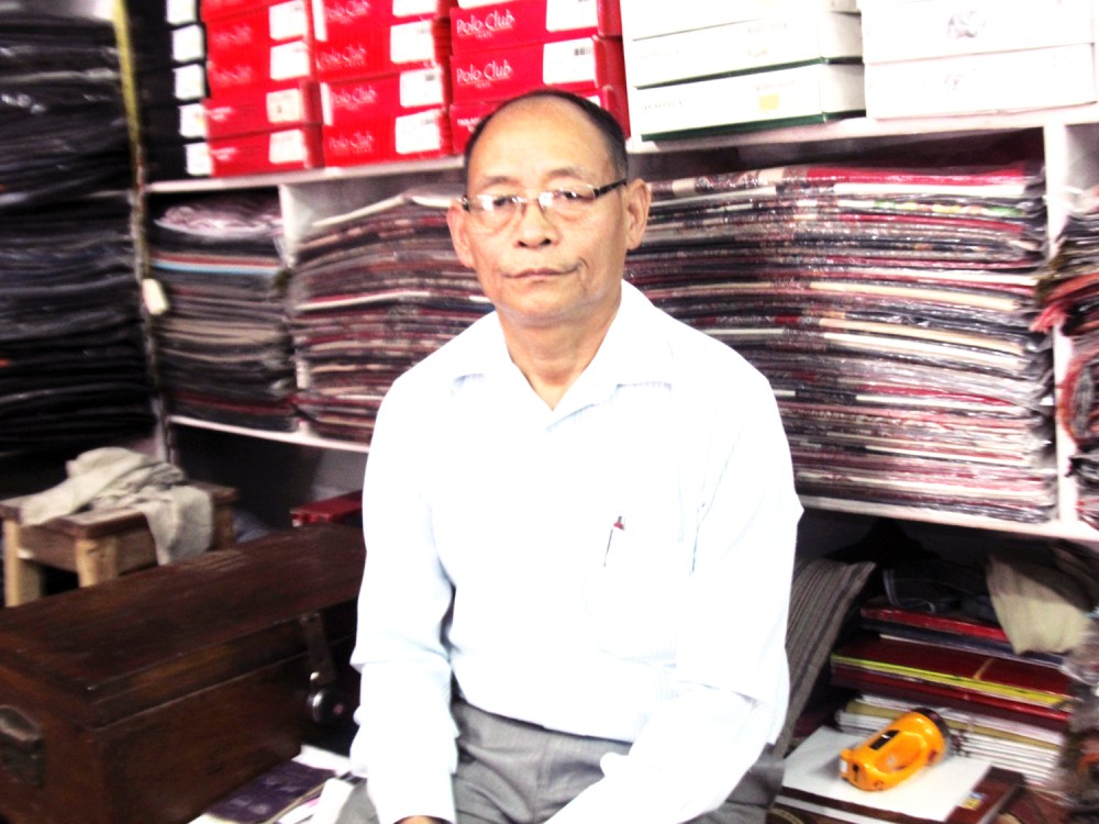 Proprietor of Japfu Store Kethovi Kulnu. (Morung Photo)