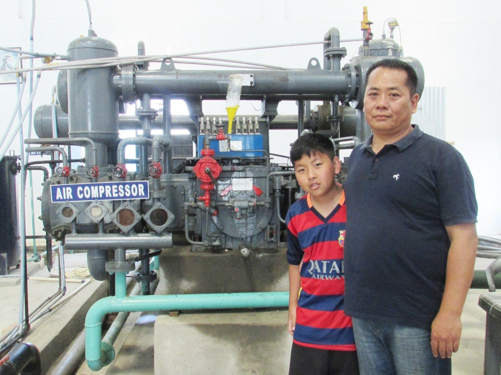 Entrepreneur and proprietor of ‘BMA Liquid Air Oxygen/Cylinders,’ B. Imti Aier at the Oxygen Gas Plant located in Dimapur. (Morung Photo)