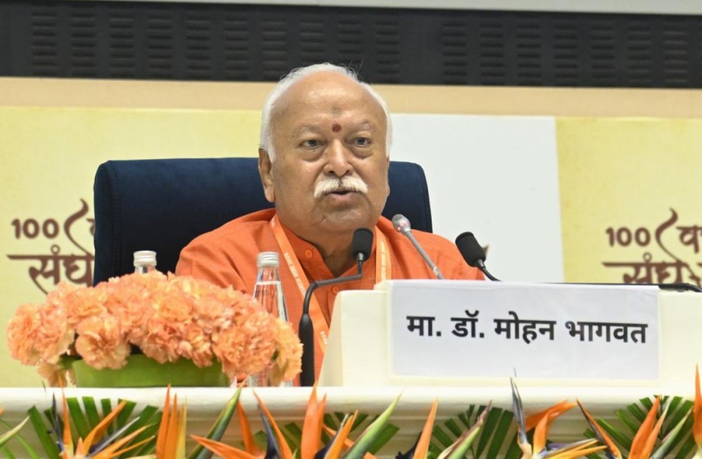 Rashtriya Swayamsevak Sangh (RSS) chief Mohan Bhagwat . (IANS Photo)